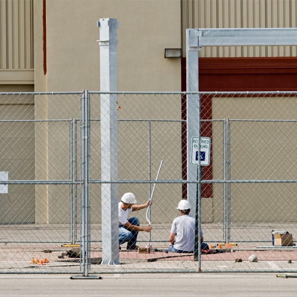 how much time can i lease the temporary fence for my building site or event in Franklin North Carolina